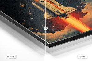 Retro Spaceship Launch