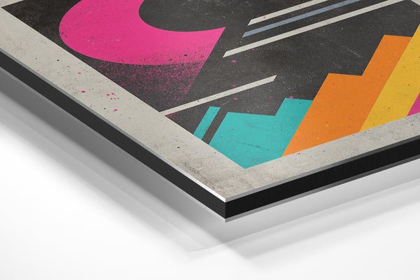 Retro Minimalist Moonscape