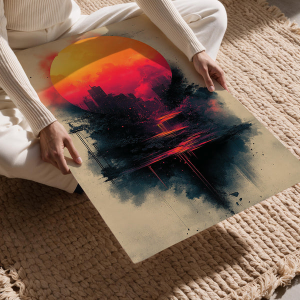 Sunset Urban Reflection