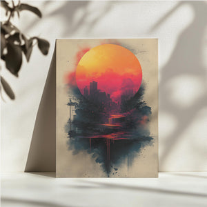 Sunset Urban Reflection