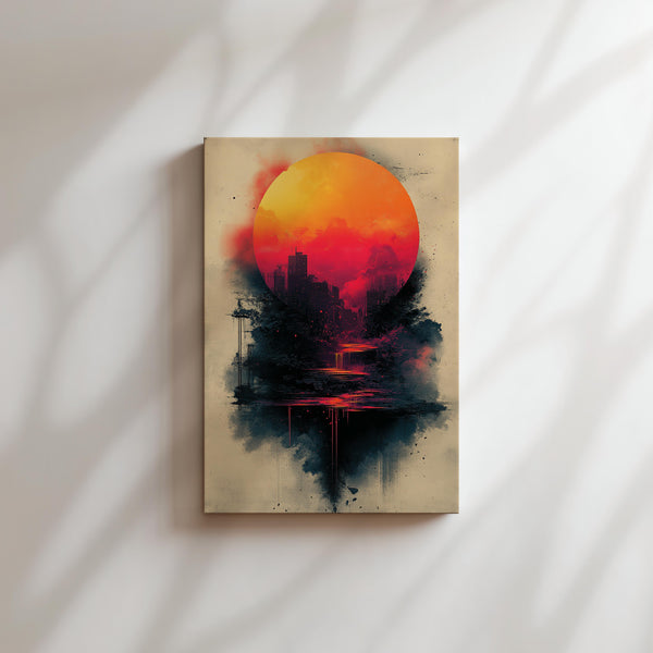 Sunset Urban Reflection