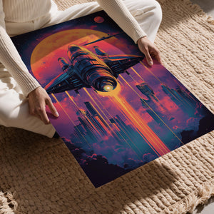 Futuristic Spaceship Lift