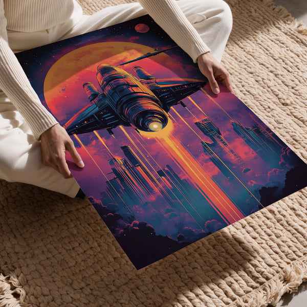 Futuristic Spaceship Lift