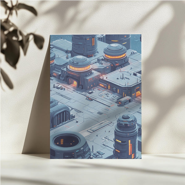 Futuristic Space Station