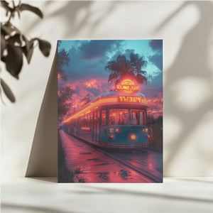Neon City Tram
