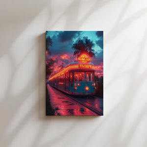 Neon City Tram