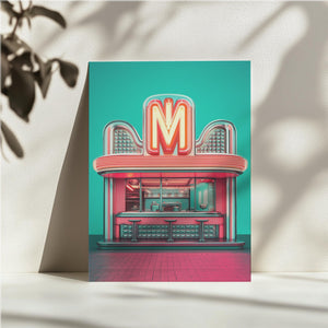 Retro Diner Exterior