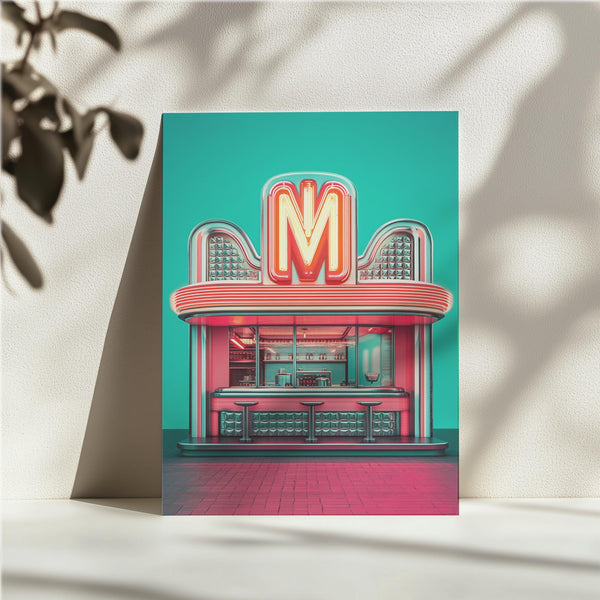 Retro Diner Exterior