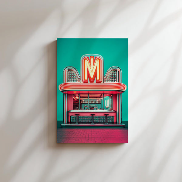 Retro Diner Exterior