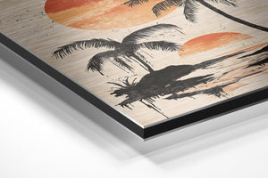 Tropical Sunset Scene