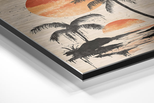 Tropical Sunset Scene