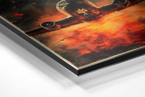 Fiery Aircraft Battle