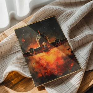 Fiery Aircraft Battle