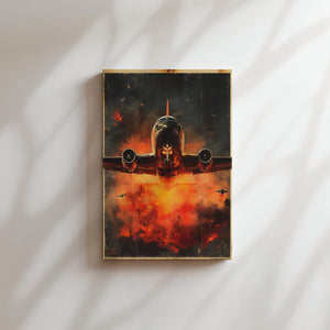 Fiery Aircraft Battle