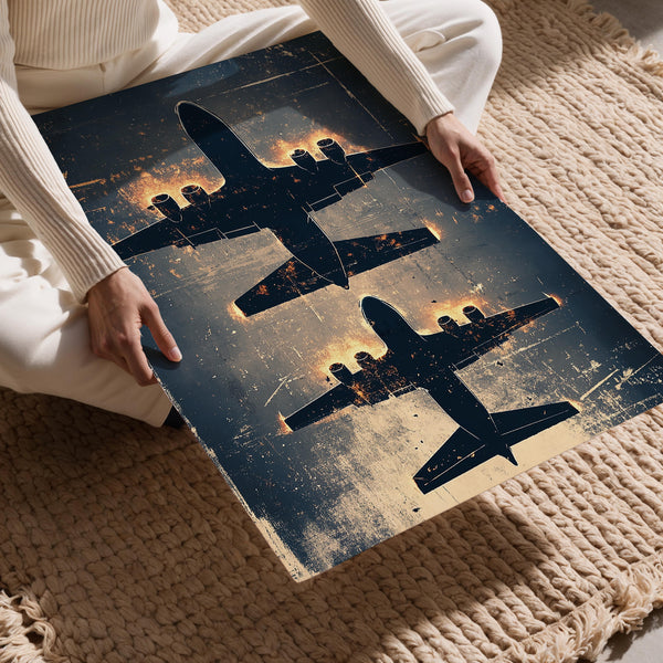 Silhouette Flight Art