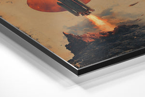 Celestial Liftoff Moon