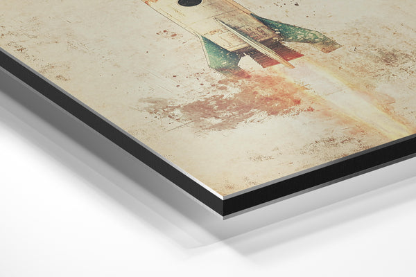 Retro Vintage Rocket