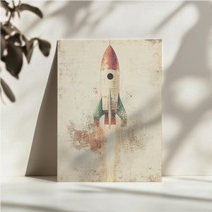 Retro Vintage Rocket