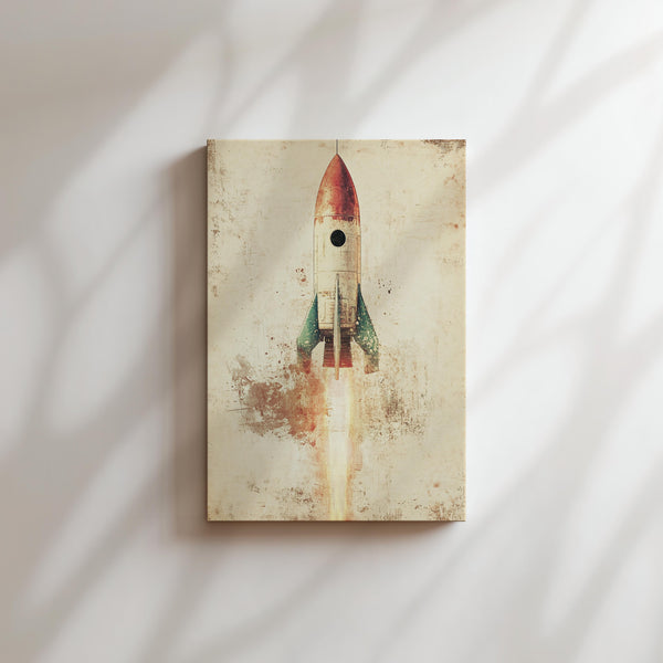 Retro Vintage Rocket