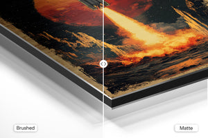 Red Moon Rocket Launch