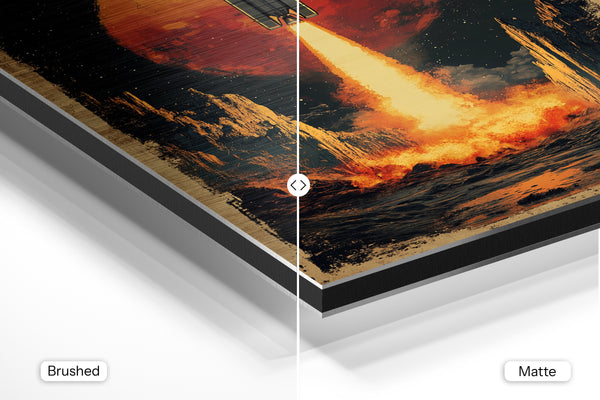 Red Moon Rocket Launch