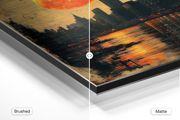 Moonlit Manhattan Scene