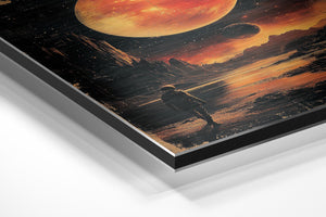 Astronaut Red Worldscape