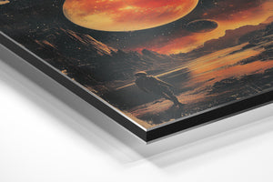 Astronaut Red Worldscape