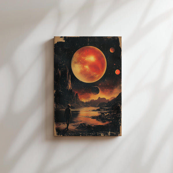 Astronaut Red Worldscape