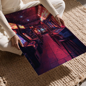 Neon Arcade Corridor