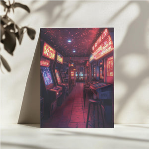 Neon Arcade Corridor