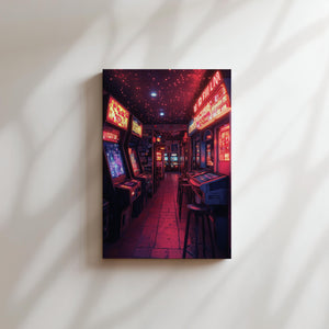 Neon Arcade Corridor