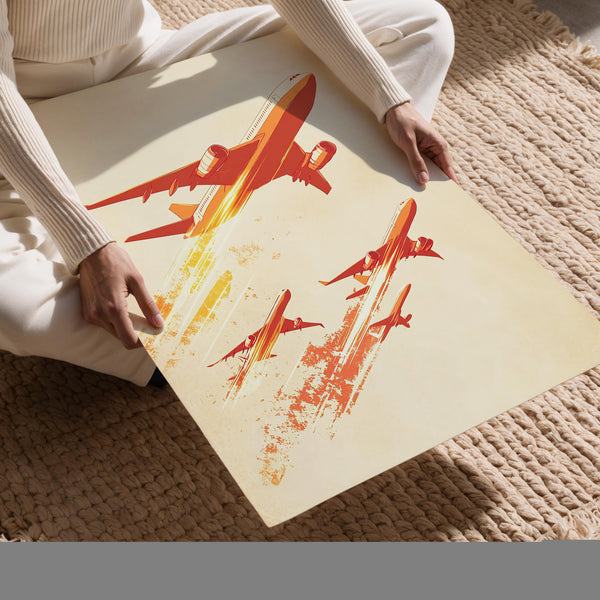 Ascending Aircraft Art