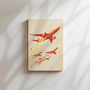 Ascending Aircraft Art