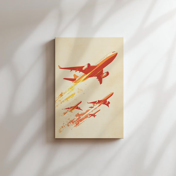 Ascending Aircraft Art