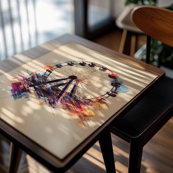 Abstract Ferris Wheel