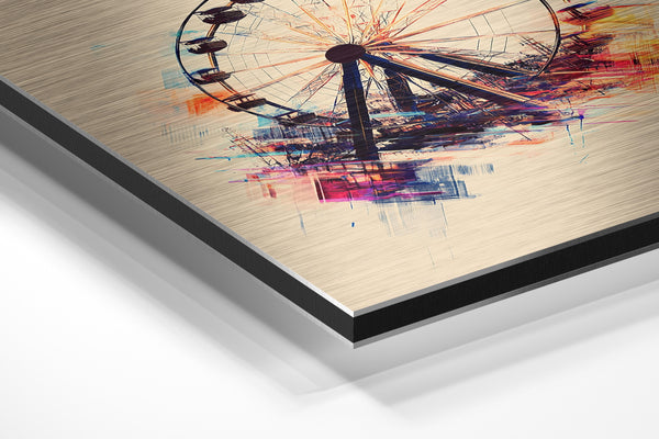 Abstract Ferris Wheel