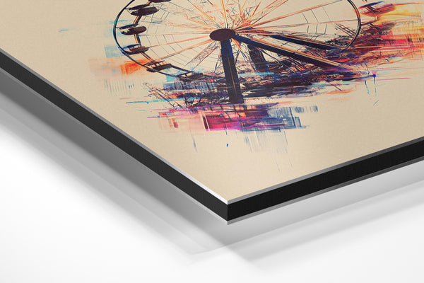 Abstract Ferris Wheel