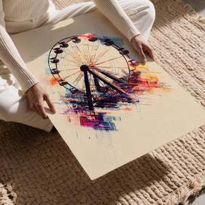 Abstract Ferris Wheel