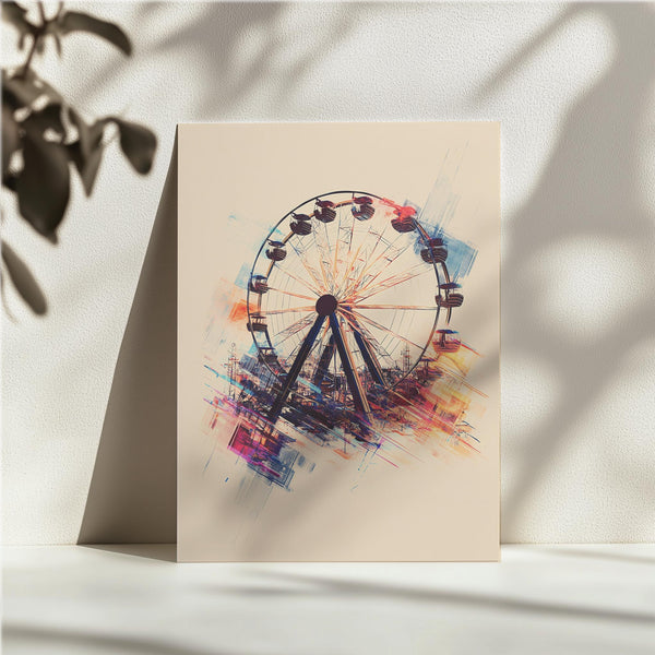 Abstract Ferris Wheel