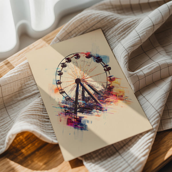 Abstract Ferris Wheel