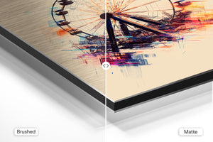 Abstract Ferris Wheel