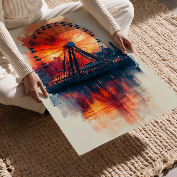 Sunset City Ferris Wheel