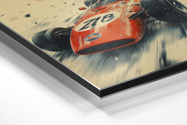 Vintage Racecar Speed