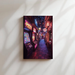 Neon Arcade Alley