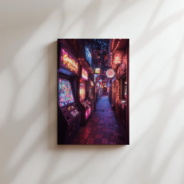 Neon Arcade Alley