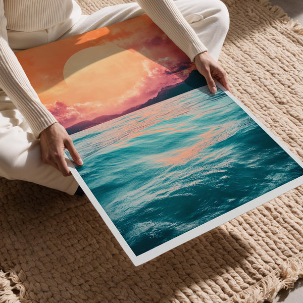 Sun Over Ocean Horizon