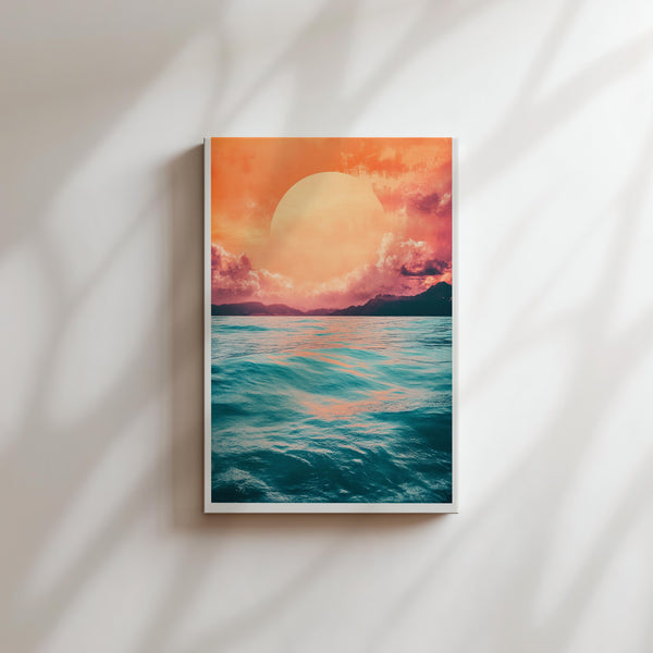 Sun Over Ocean Horizon