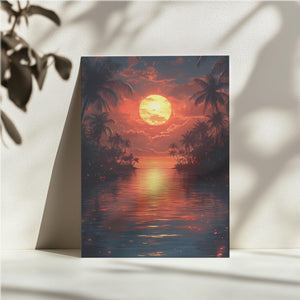 Tropical Moonlit River