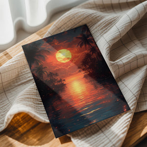 Tropical Moonlit River